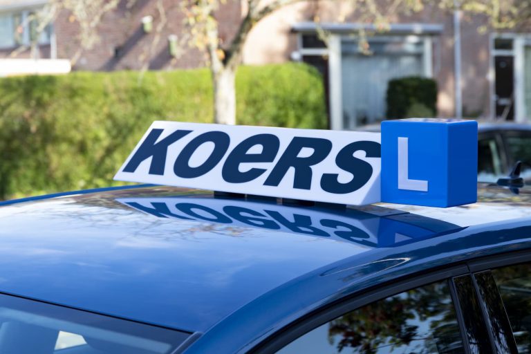 Rijschool koers autobord